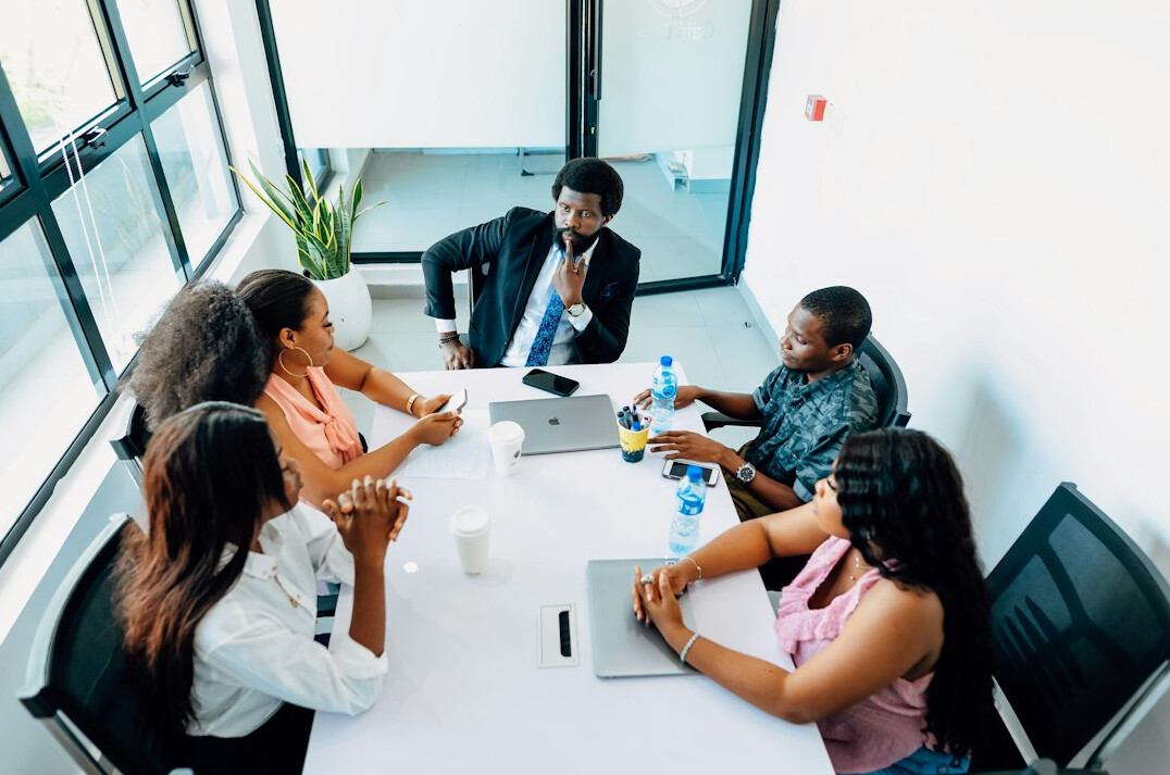 customer service meeting